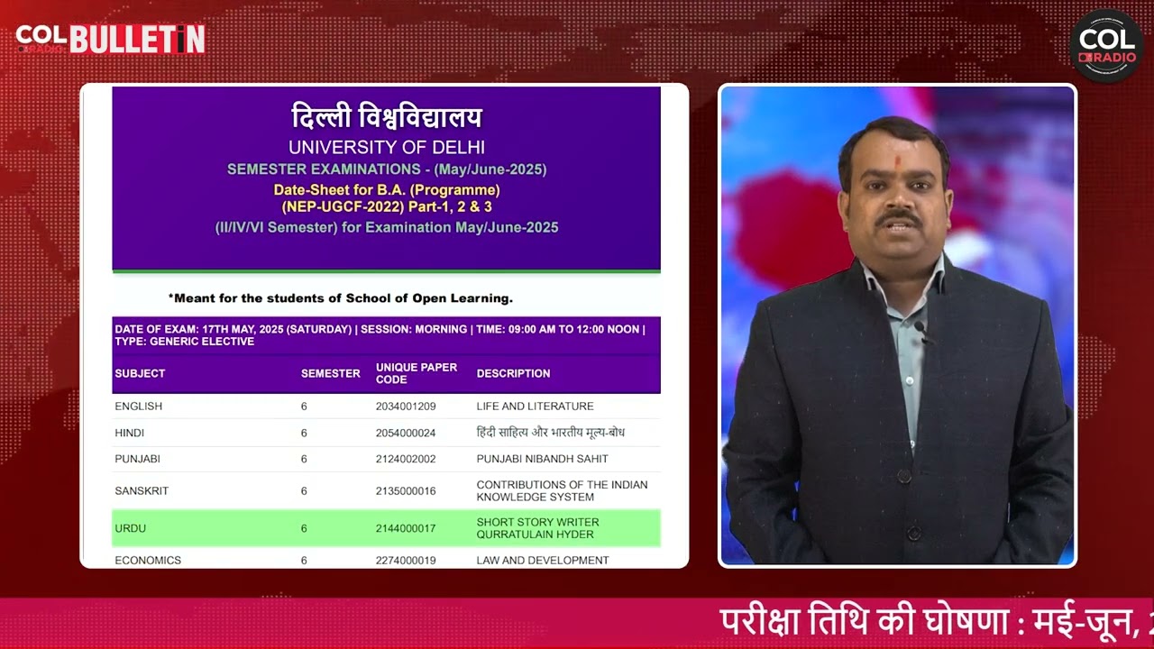 साप्ताहिक बुलेटिन (हिंदी) - 15 | 17 अप्रैल 2025